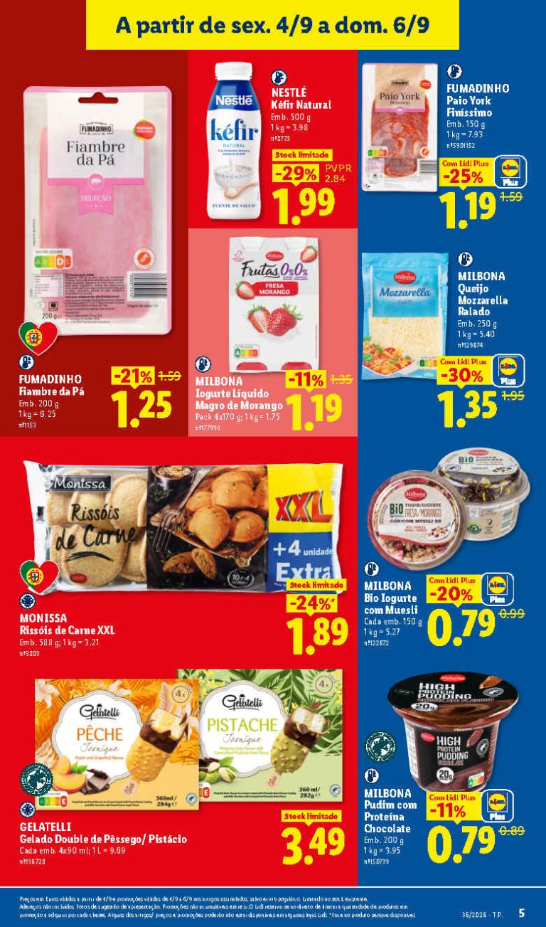 Folheto Lidl Despensa – Antevisão Promoções 4 a 6 de setembro