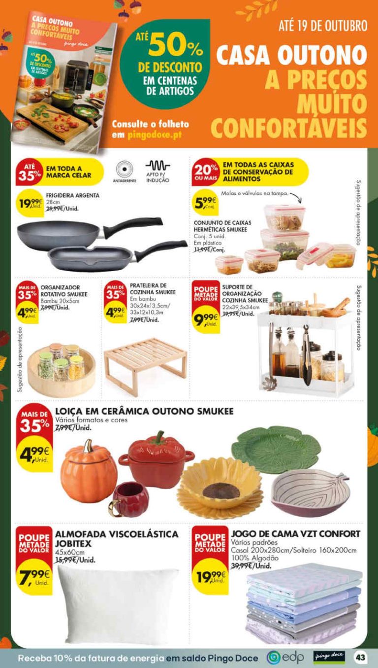 Pingo Doce Destaques – Antevisão Promoções Bazar 22 a 28 de setembro