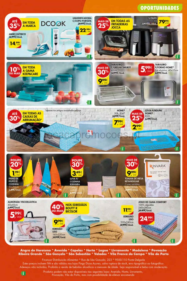 Folheto Pingo Doce Açores – Antevisão Promoções 1 a 7 de outubro