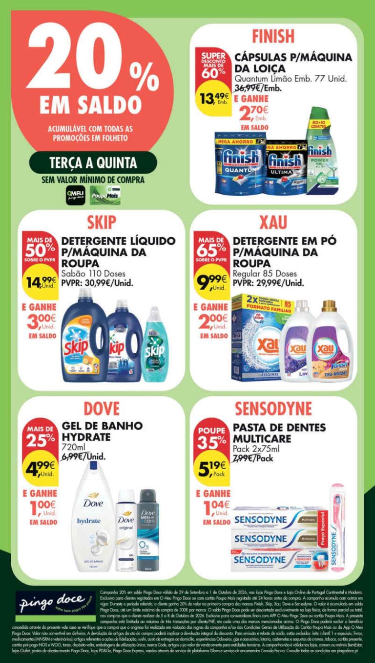 Folheto Pingo Doce Lojas Pequenas – Antevisão Promoções 29 setembro a 5 outubro
