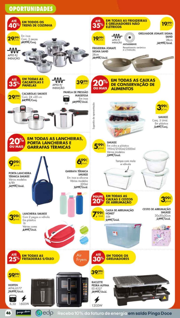Antevisão Folheto Pingo Doce Bazar – Esta Semana Promoções de 16 a 21 setembro
