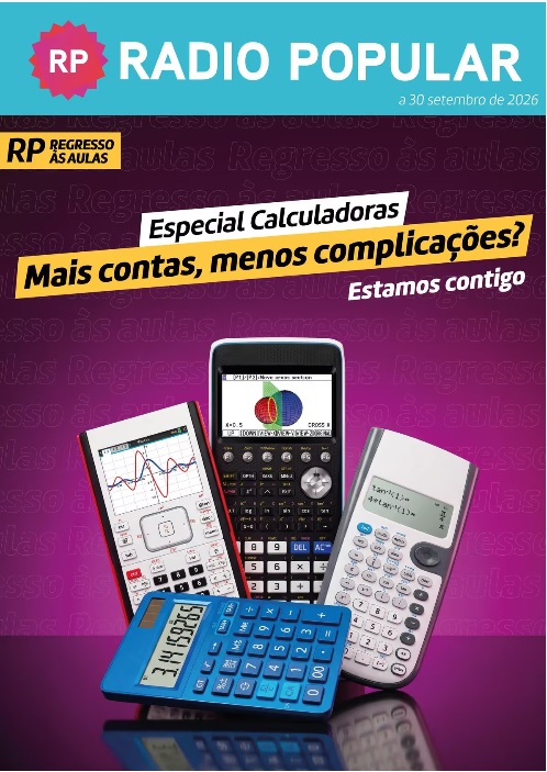 Folheto Rádio Popular Especial Calculadoras – Antevisão Promoções 13 a 30 de setembro