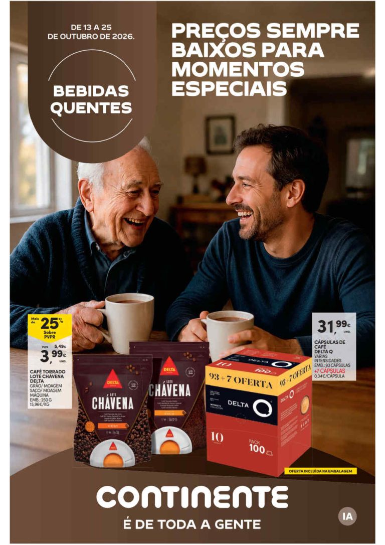 Folheto Continente Café e Bolachas – Antevisão Promoções 13 a 25 de outubro
