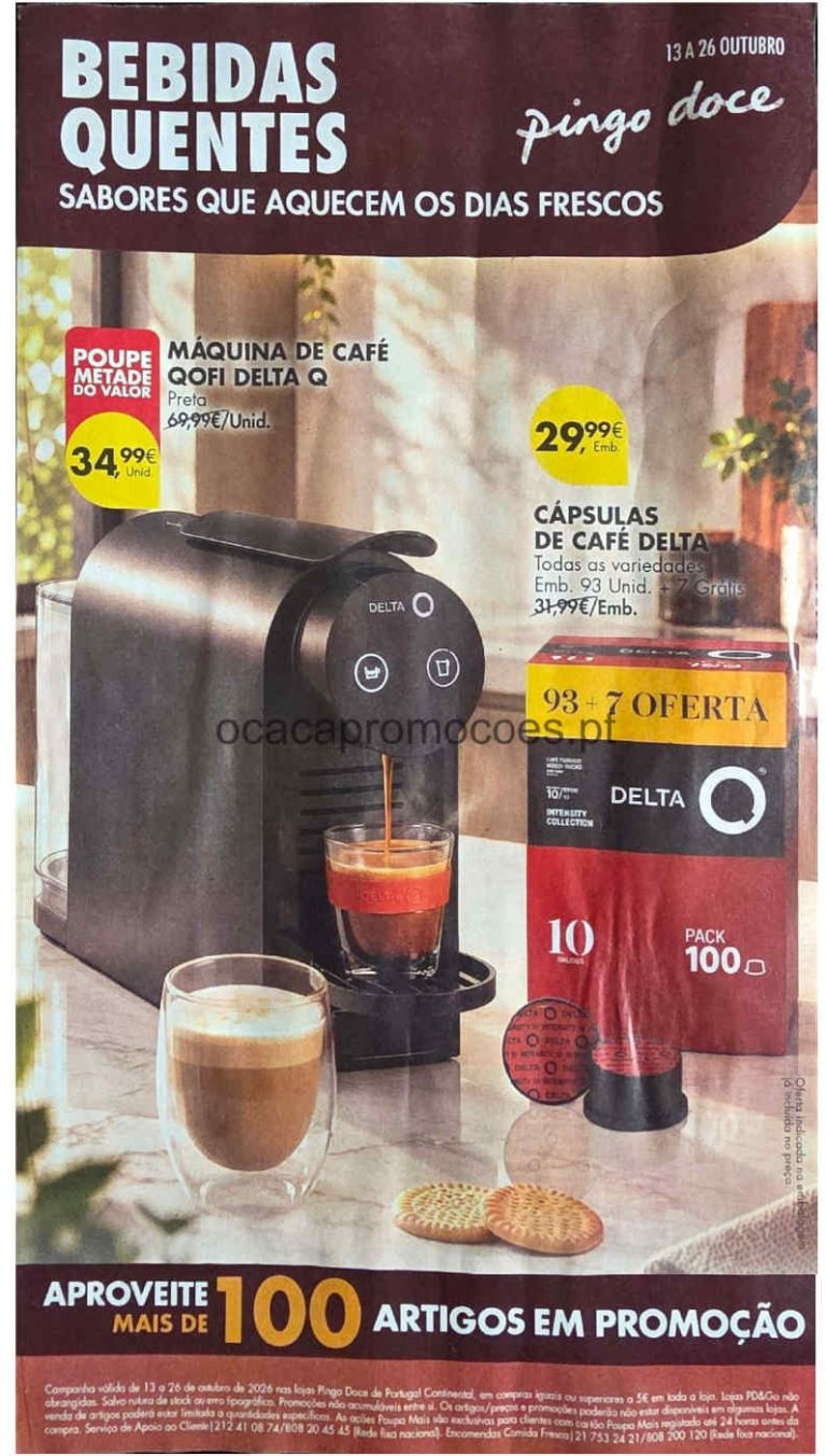 Folheto Pingo Doce Cafés – Antevisão Promoções 13 a 26 de outubro