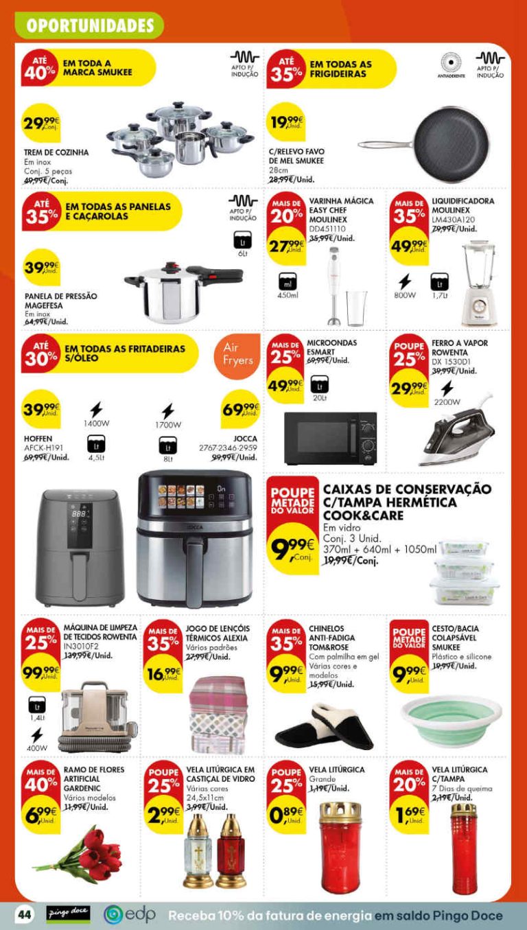 Antevisão Folheto Pingo Doce Bazar – Esta Semana Promoções de 20 a 26 outubro