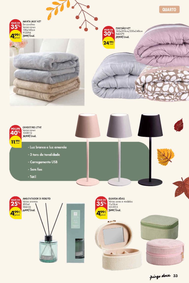Folheto Pingo Doce Bazar Casa – Antevisão Promoções até 19 outubro