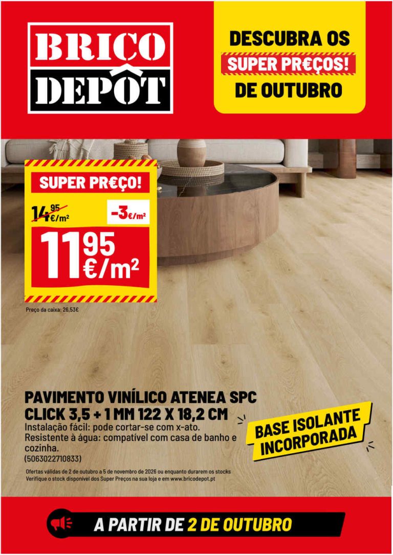 Folheto Brico Depôt – Antevisão Promoções de 2 outubro a 5 novembro