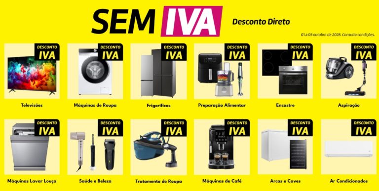 Antevisão Rádio Popular – Promoção Dias Sem Iva 1 a 5 de outubro