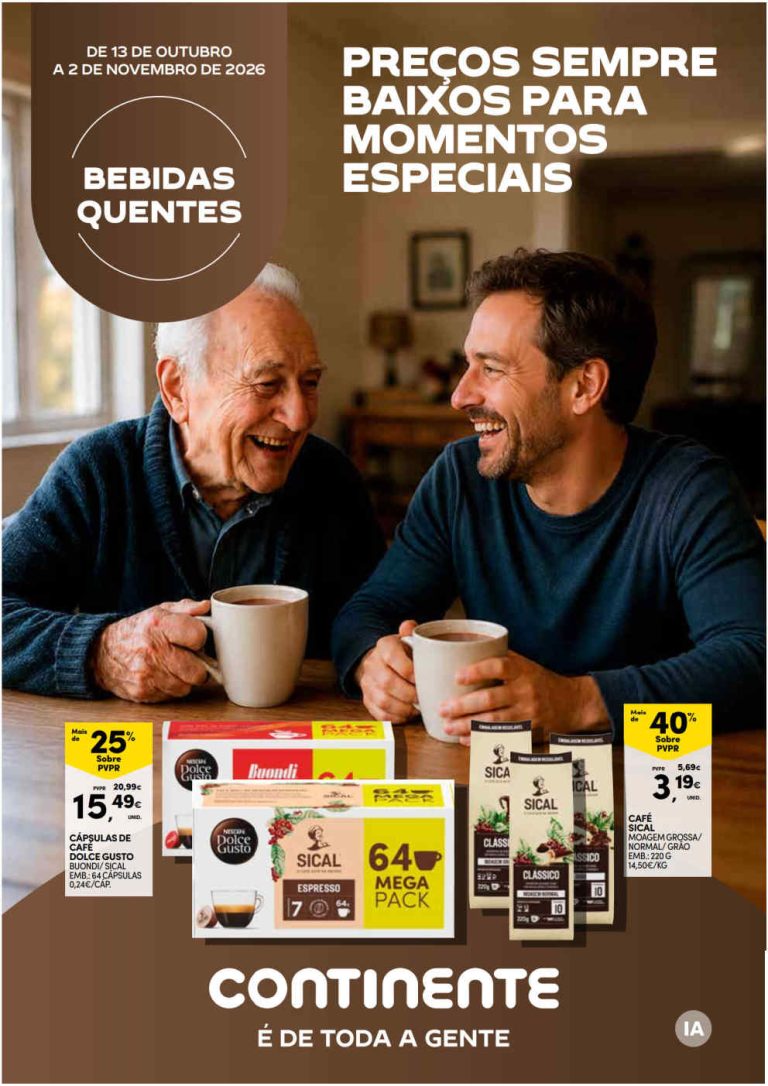 Folheto Continente Açores – Antevisão Promoções 14 outubro a 2 novembro