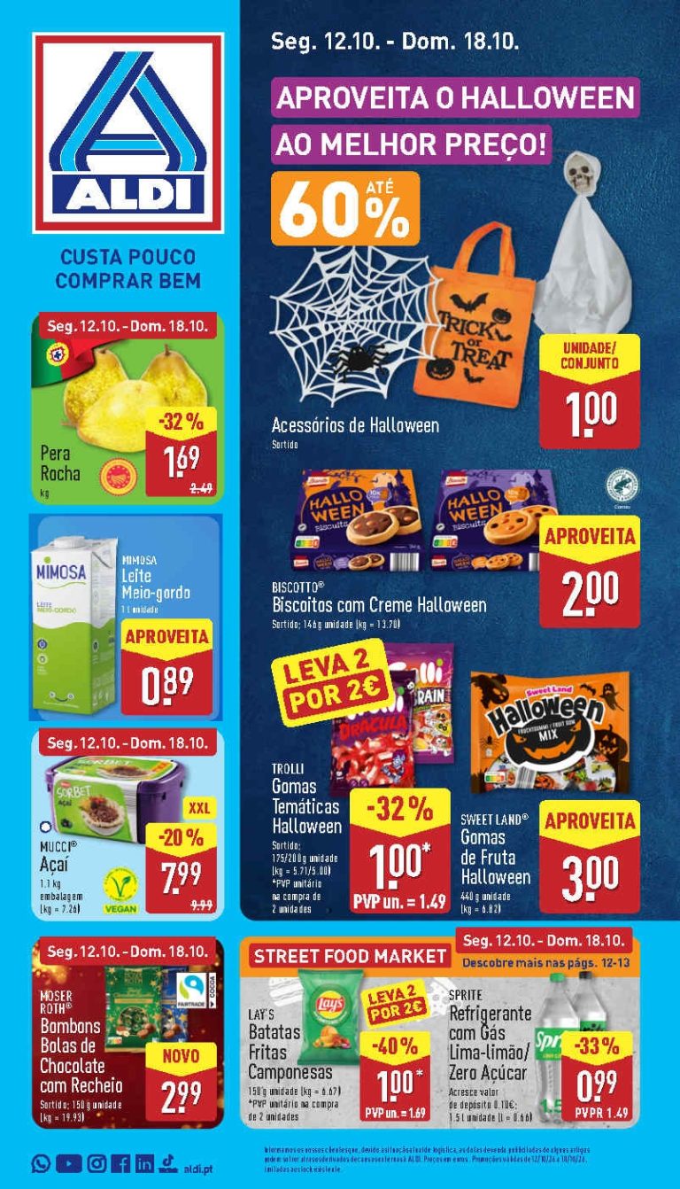 Folheto Aldi – Antevisão Promoções 12 a 18 de outubro
