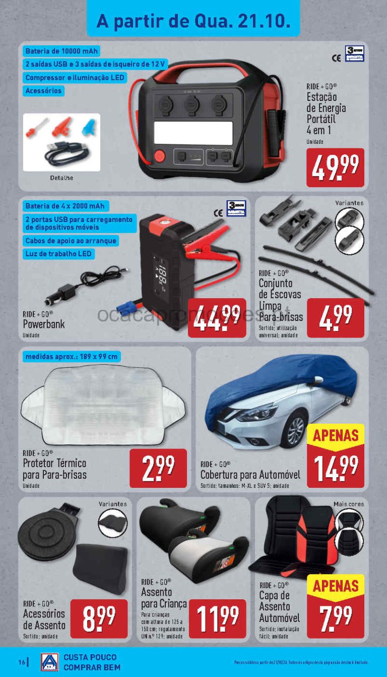 Folheto Aldi Bazar Achados – Antevisão Promoções 21 a 25 de outubro