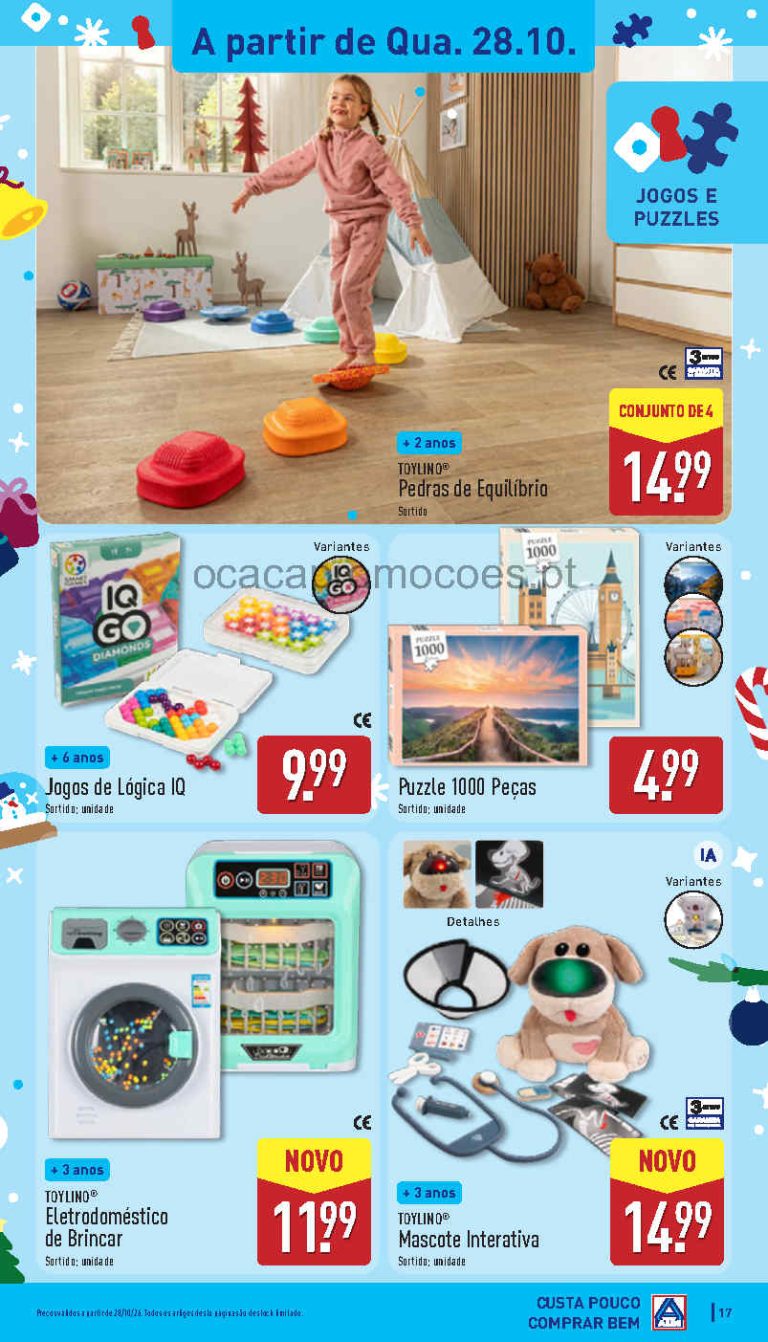 Folheto Aldi Brinquedos Natal – Antevisão Promoções 28 outubro a 1 novembro