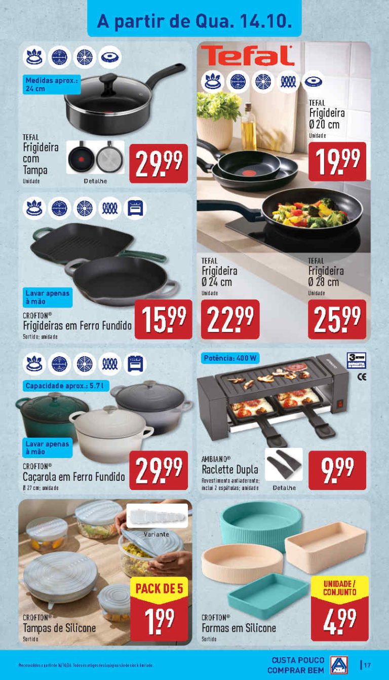 Aldi Destaques – Antevisão Bazar Promoções 14 a 18 de outubro