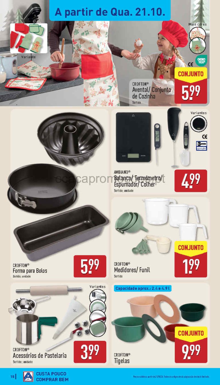 Folheto Aldi Bazar – Antevisão Promoções 21 a 25 de outubro