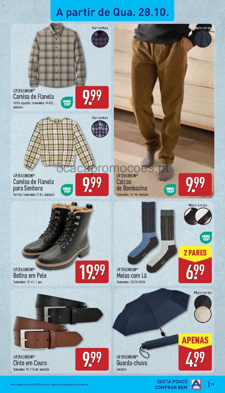 Folheto Aldi Achados – Antevisão Bazar Promoções de 28 outubro a 1 novembro