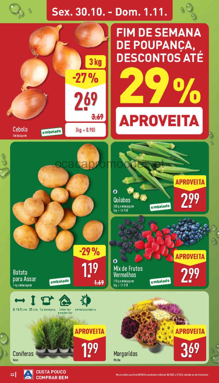 Folheto Aldi Frescos – Antevisão Promoções de 30 outubro a 1 novembro