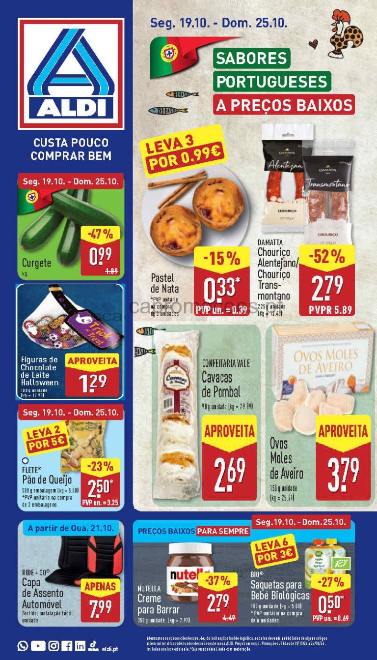 Folheto Aldi – Antevisão Promoções 19 a 25 de outubro