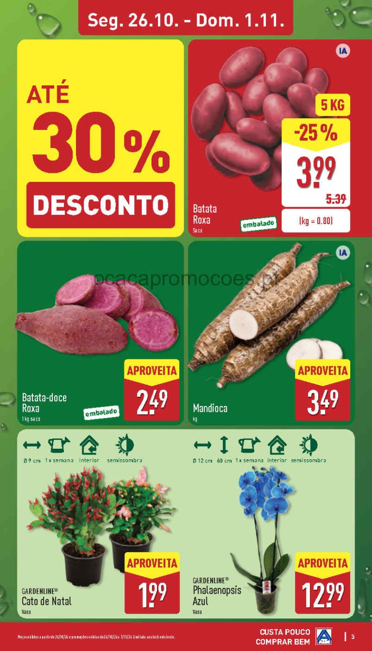 Folheto Aldi Frescos – Antevisão Promoções de 26 outubro a 1 novembro