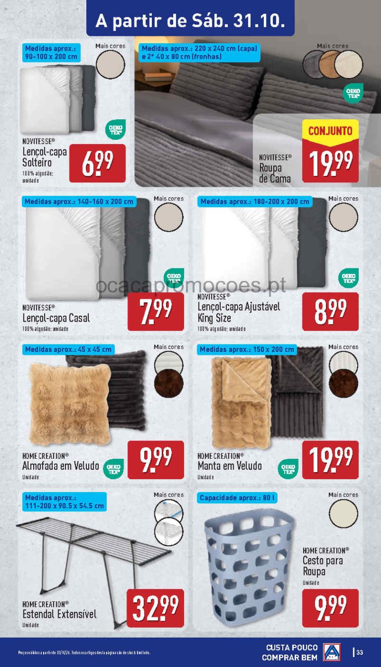 Folheto Aldi Bazar – Antevisão Promoções de 31 outubro a 1 novembro
