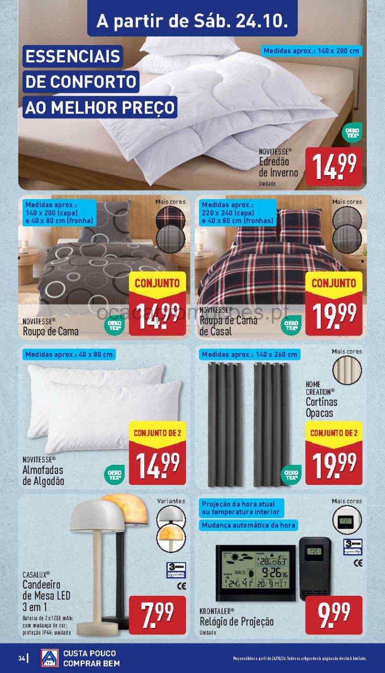 Folheto Aldi Bazar – Antevisão Promoções 24 a 25 de outubro