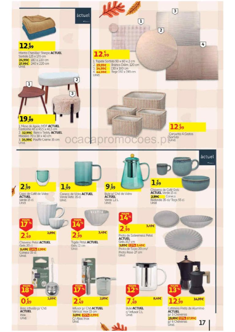 Folheto Auchan Bazar – Antevisão Promoções 23 a 31 de outubro