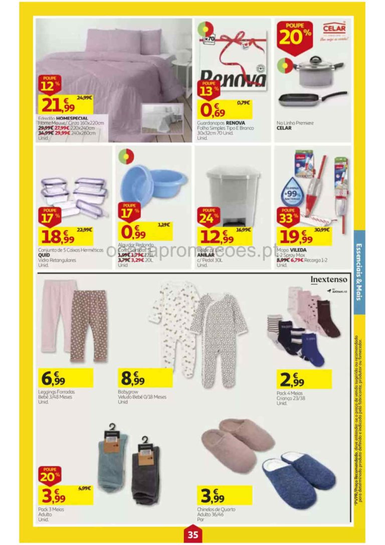 Folheto Auchan Bazar – Antevisão Promoções de 15 a 21 outubro