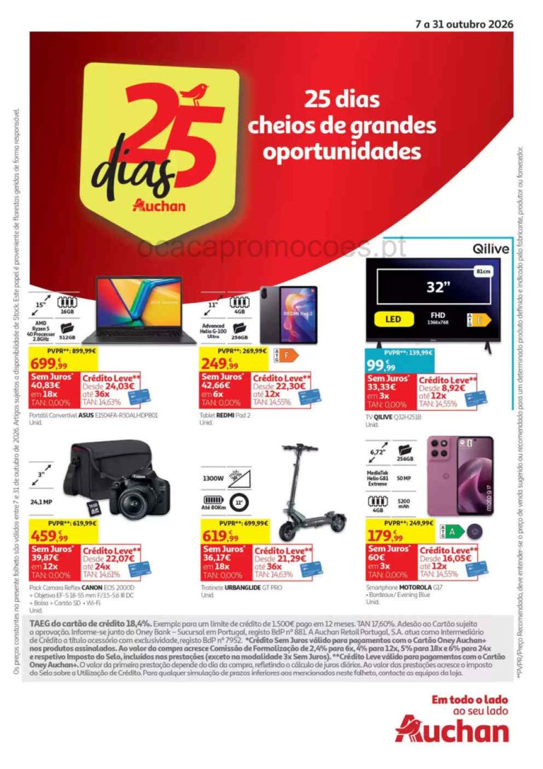 Folheto Auchan Box – Antevisão Promoções 7 a 31 de outubro