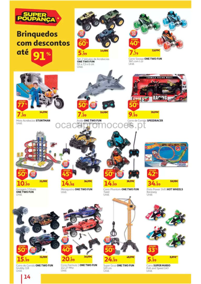 Folheto Auchan Brinquedos até 91% – Promoções 10 a 20 de outubro