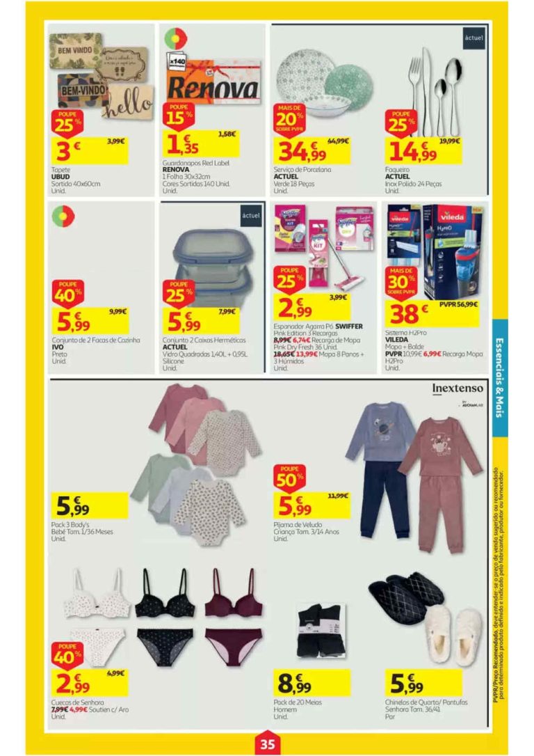 Folheto Auchan Bazar – Antevisão Promoções de 31 outubro a 4 novembro