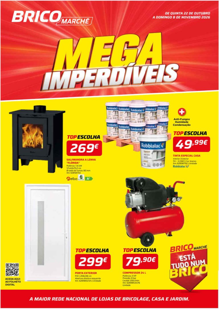 Folheto Bricomarché – Antevisão Promoções de 22 outubro a 8 novembro