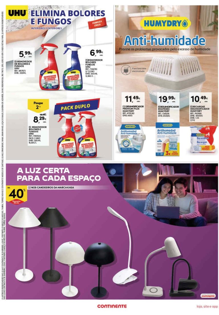 Continente Destaques – Antevisão Promoções Bazar até 12 de outubro