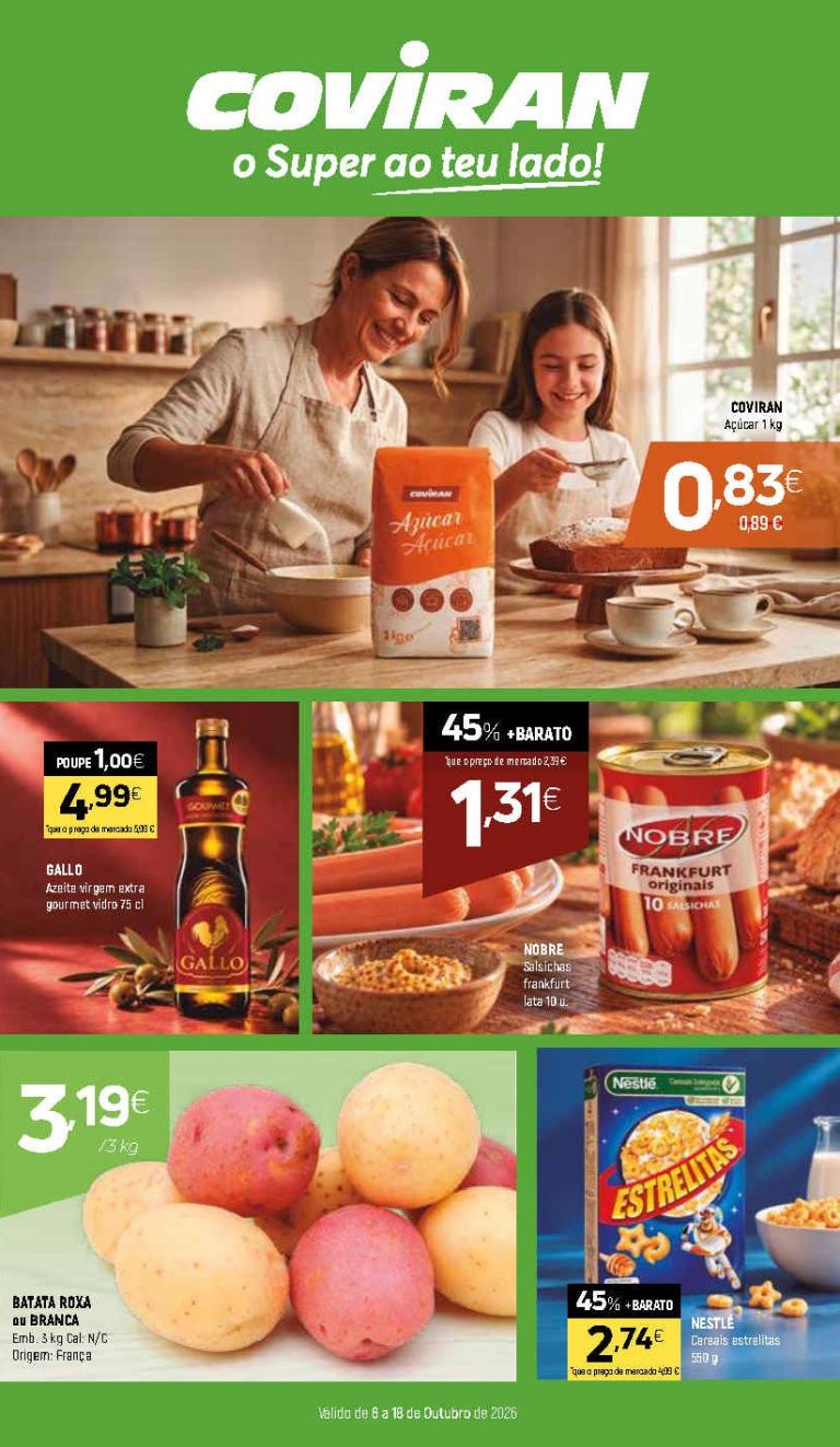 Folheto Coviran – Antevisão Promoções 6 a 18 de outubro