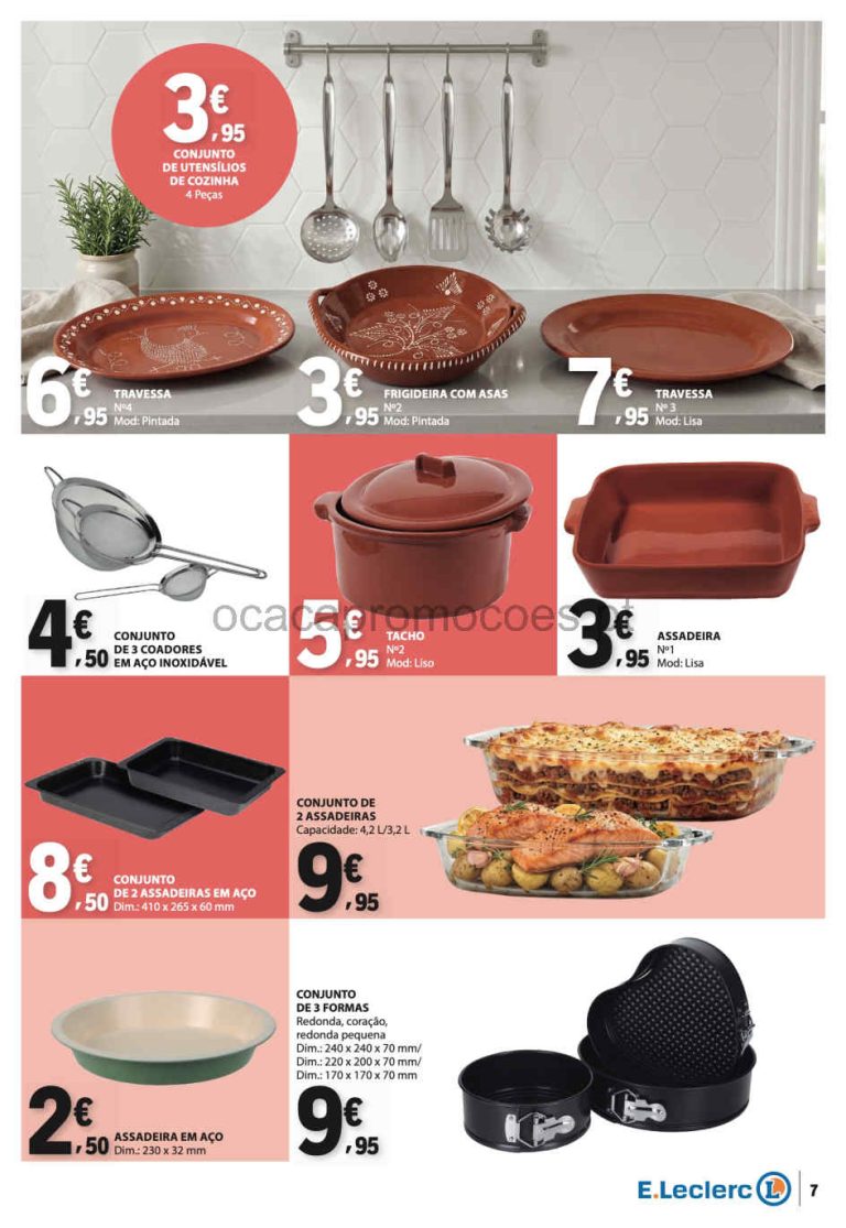 Folheto E Leclerc Cozinha Bazar – Antevisão Promoções 10 a 21 de outubro