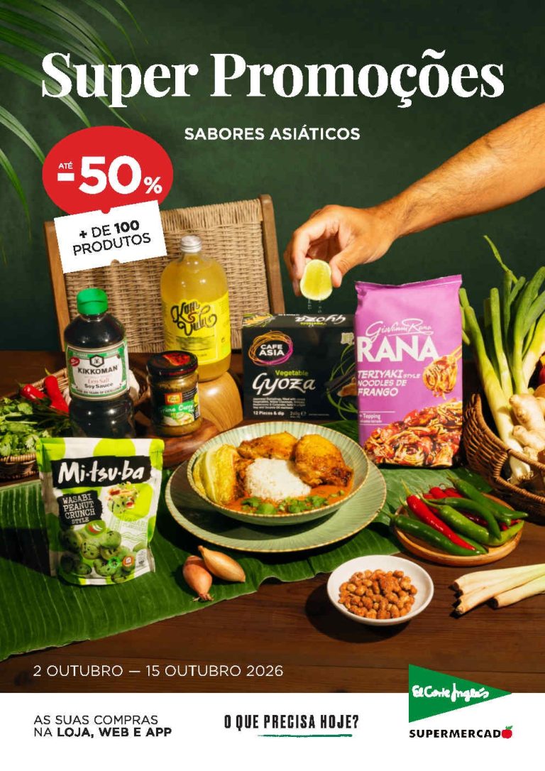 Folheto Supermercados El Corte Inglés – Antevisão Promoções 3 a 15 de outubro
