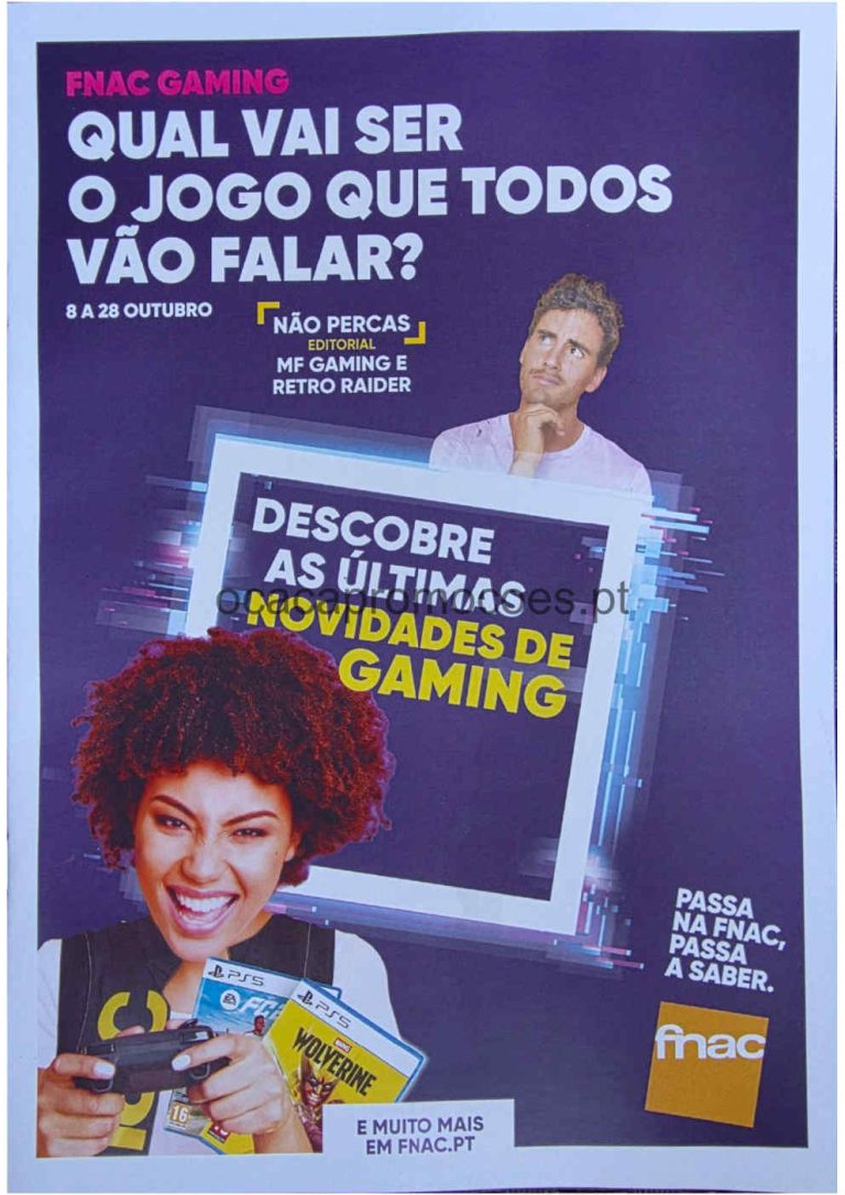Folheto Fnac – Antevisão Promoções 9 a 28 de outubro