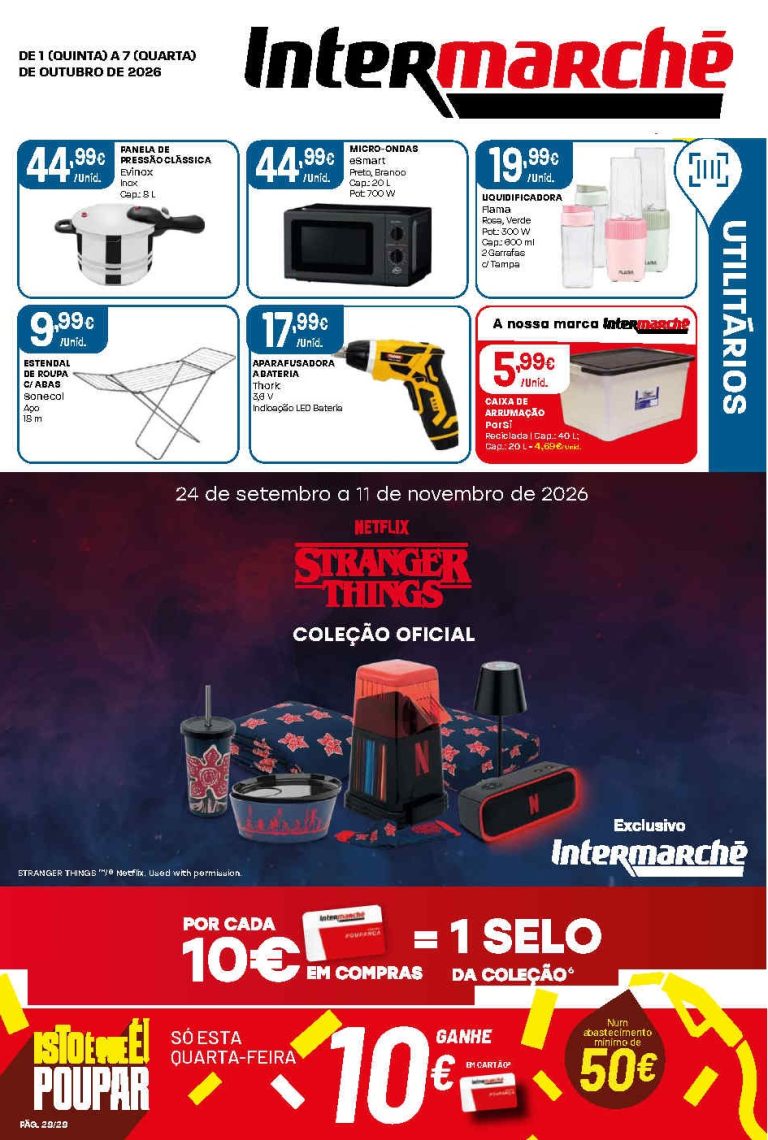 Folheto Intermarché Bazar Contact – Antevisão Promoções 1 a 7 de outubro
