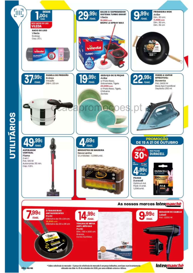 Intermarché Destaques – Antevisão Bazar Promoções até 21 de outubro