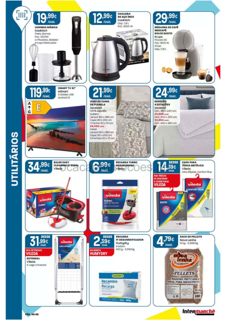 Folheto Intermarché Bazar – Antevisão Promoções 22 a 28 de outubro