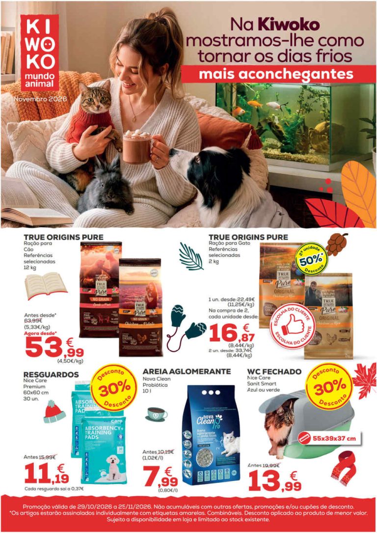 Folheto Kiwoko – Antevisão Promoções 29 outubro a 25 novembro