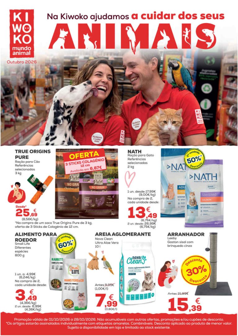 Folheto Kiwoko – Antevisão Promoções 1 a 28 de outubro