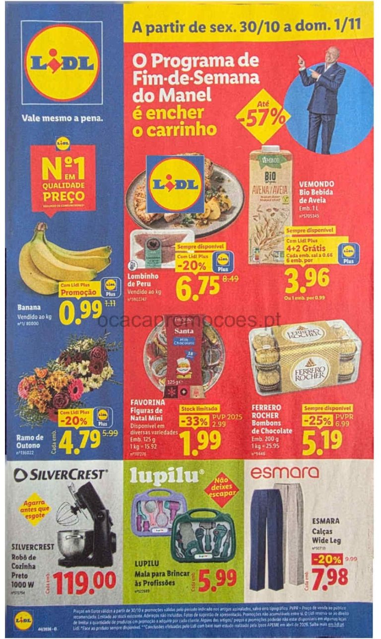 Folheto Lidl – Antevisão Promoções a partir de 30 outubro