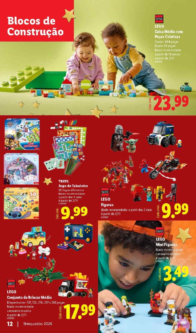 Folheto Lidl Brinquedos Natal – Antevisão Promoções a partir 2 de novembro