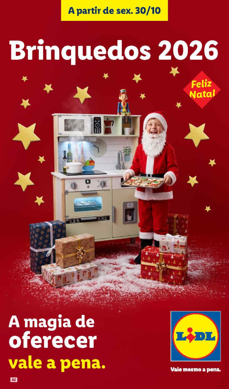 Folheto Lidl Brinquedos Natal – Antevisão Promoções a partir 30 de outubro