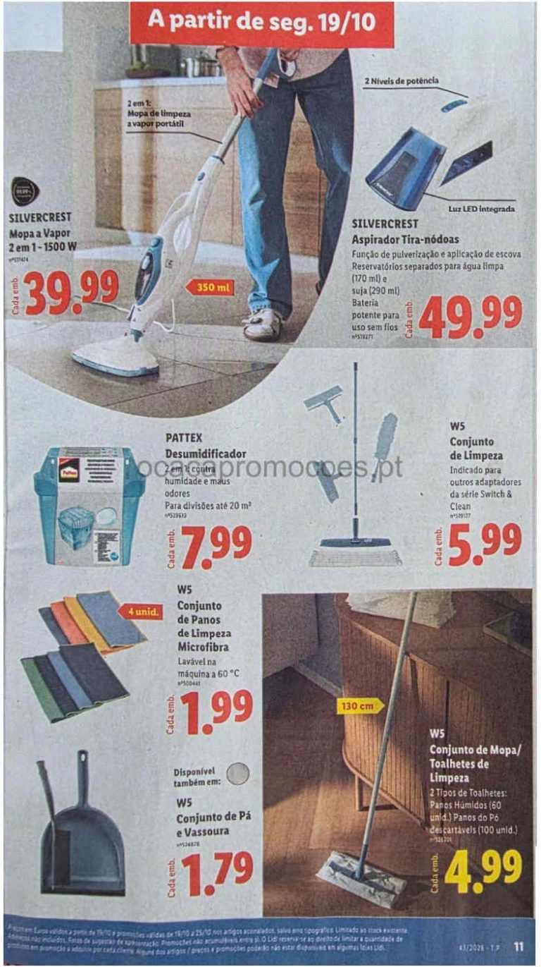 Folheto Lidl Bazar – Antevisão Promoções a partir de 19 outubro