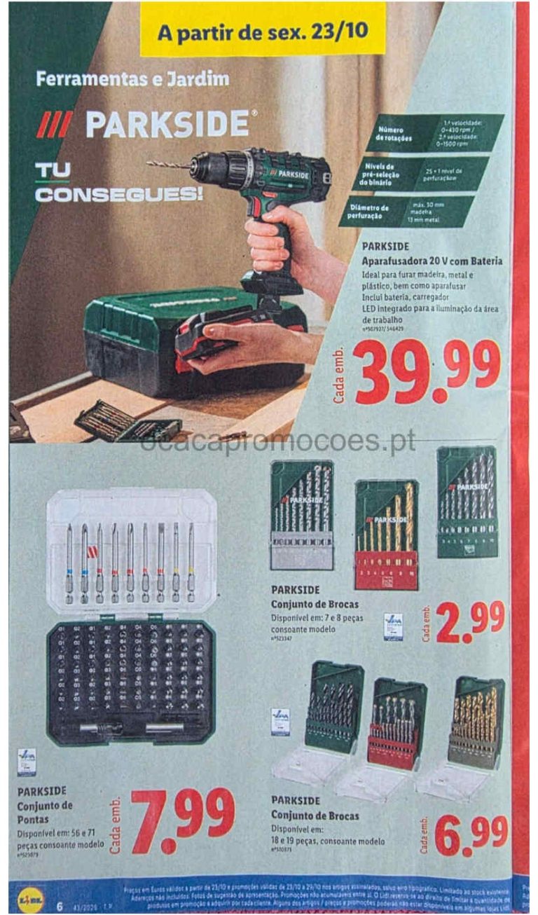 Folheto Lidl Bazar – Antevisão Promoções a partir de 23 outubro