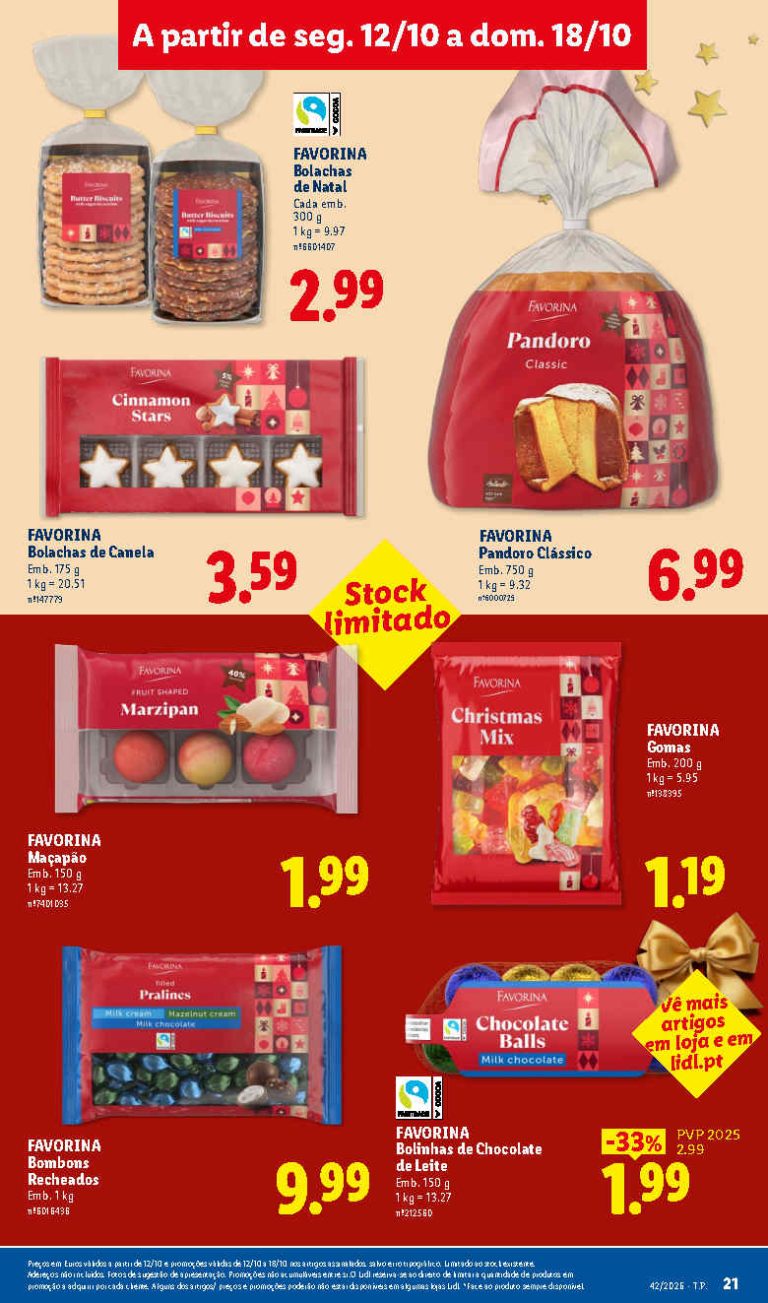 Folheto Lidl Especial Natal – Antevisão Promoções de 12 a 18 outubro