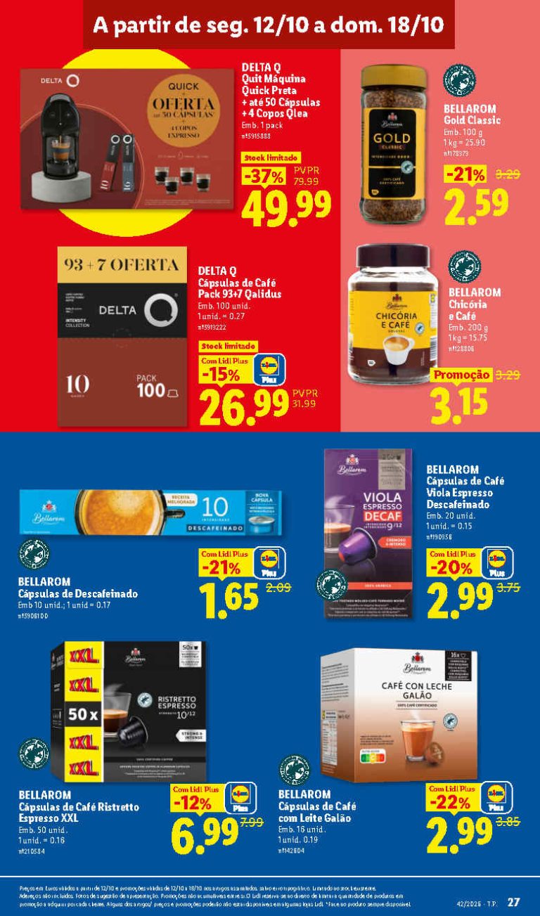 Lidl Destaques – Antevisão Promoções a partir de 12 outubro