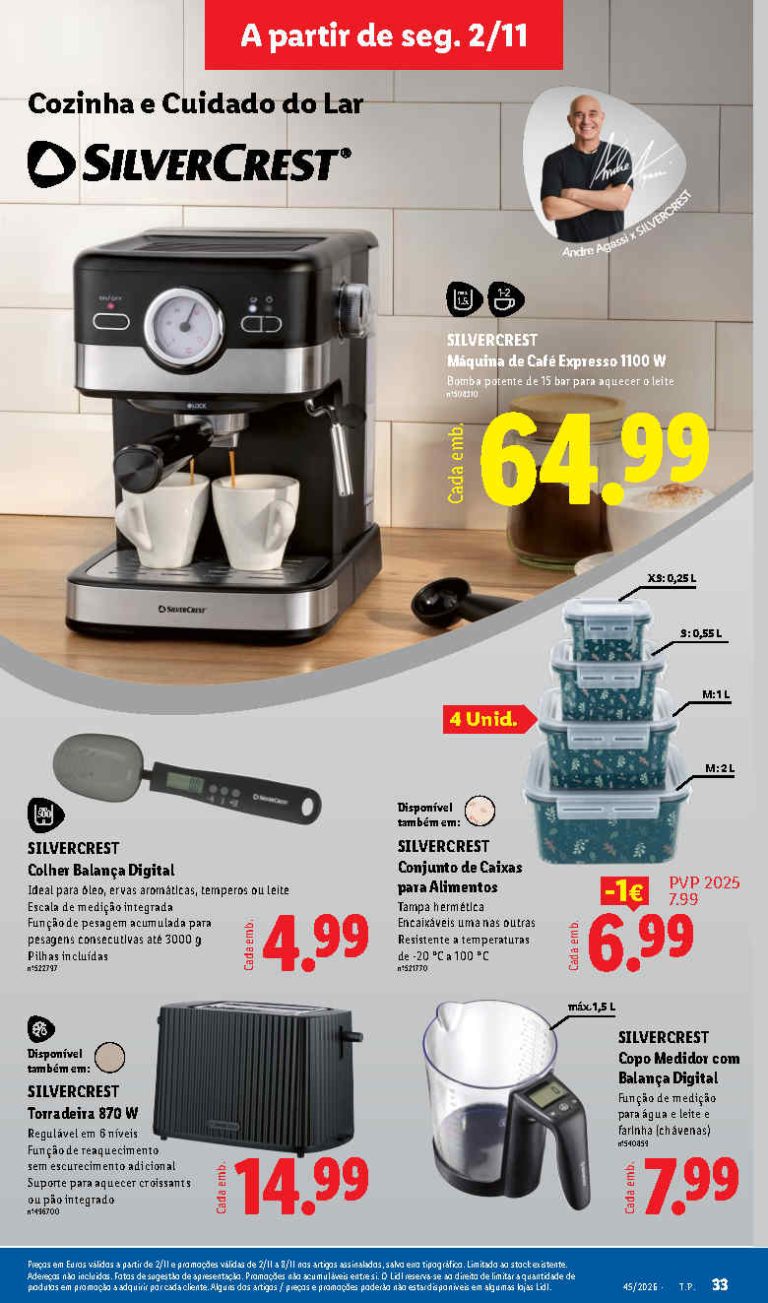 Folheto Lidl Bazar – Antevisão Promoções 2 a 12 de novembro