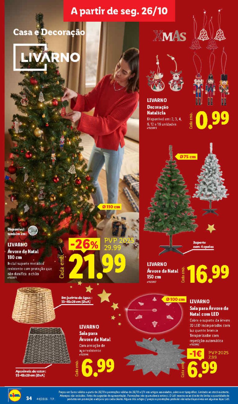 Folheto Lidl Bazar – Antevisão Promoções de 26 outubro a 5 novembro