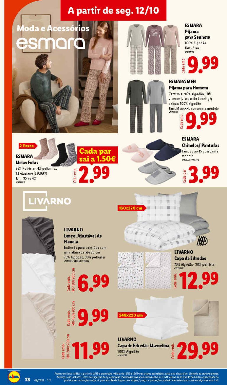 Lidl Destaques – Antevisão Bazar Promoções de 12 a 22 outubro
